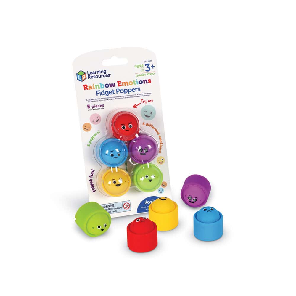 KEMY - jouet, éducation, rainbow emotion fidget poppers