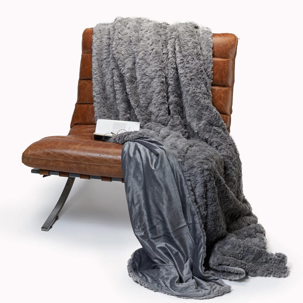 KEMY - Plaid Cocooning gris