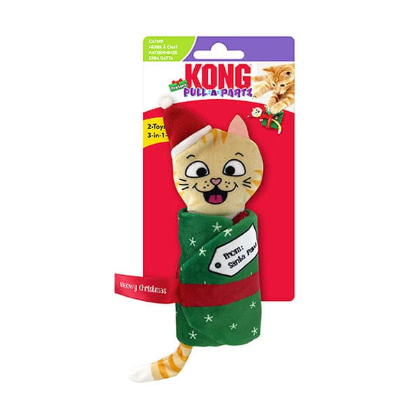 Kemy - Kong jouet de Noël chat Holiday Pull-A-Partz Present